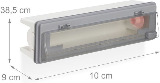 Relaxdays Suport pentru șervețele Gri 10x9x9cm 10043086