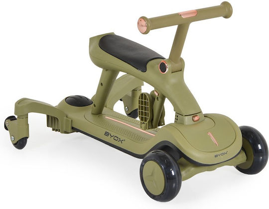 Byox Παιδικό Πατίνι Cornet 6 in 1 Τρίτροχο με Κάθισμα Πράσινο