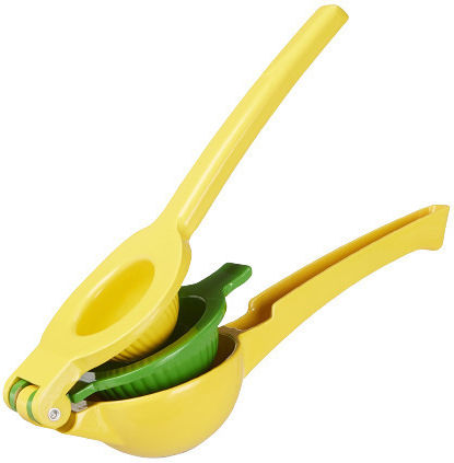 Relaxdays Presă de mână Lămâie / Var în Culoare Galben