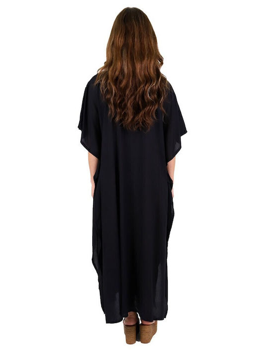 Aquablue Feminin Caftan de Plajă Negru