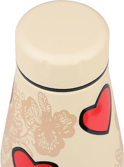 Estia Travel Flask Save the Aegean Bottle Thermos Stainless Steel BPA Free 500ml Tender Lace
