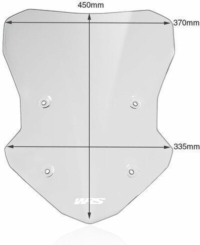 WRS Getöntes Visier Motorrad für BMW F 900 XR für Honda XR BM057F