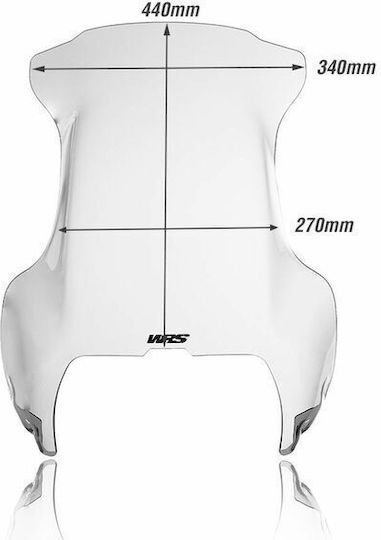 WRS Motorcycle Windshield & Windscreen Transparent Visor for BMW R 1100 BM061T