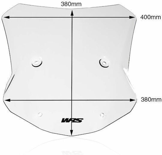 WRS Transparentes Visier Motorrad für BMW S 1000 XR BM064T