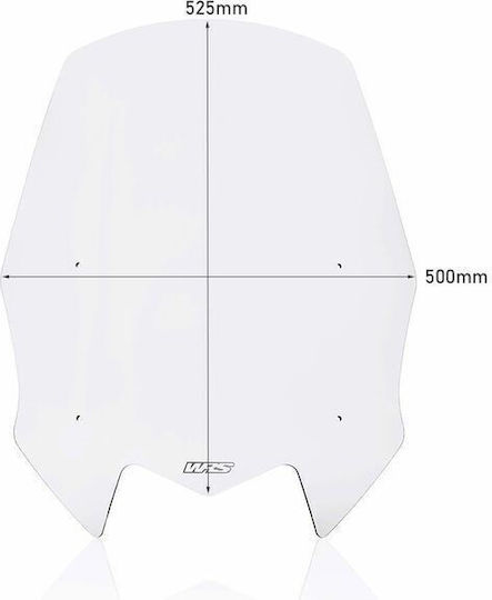 WRS Transparentes Visier Motorrad für Yamaha T-MAX 560 YA022T