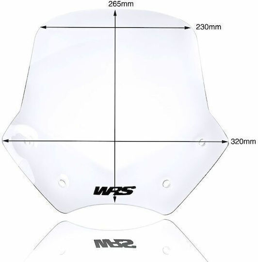 WRS Διάφανη Ζελατίνα Μοτοσυκλέτας για BMW R 1200 BM046T