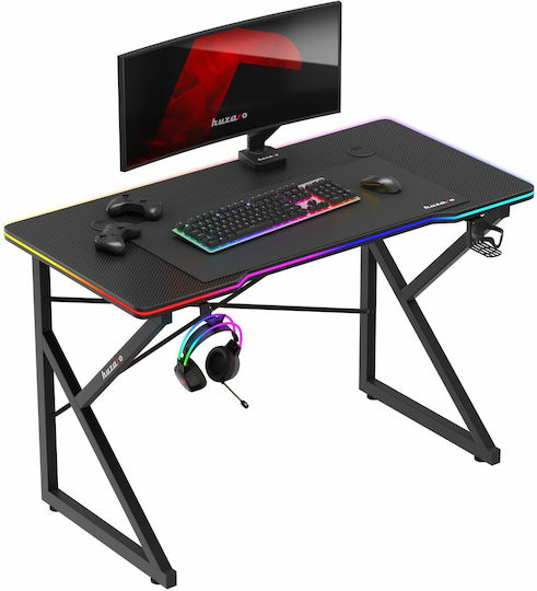 Γραφείο Gaming με LED 120x60x75εκ. Black