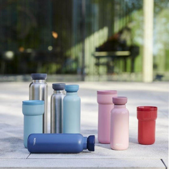 Mepal Ellipse Sticlă Termos Oțel inoxidabil Fără BPA 500ml Argintiu