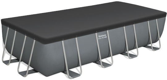 Басейн PVC 14.812л с Метална Рамка 549x274x122см Сив