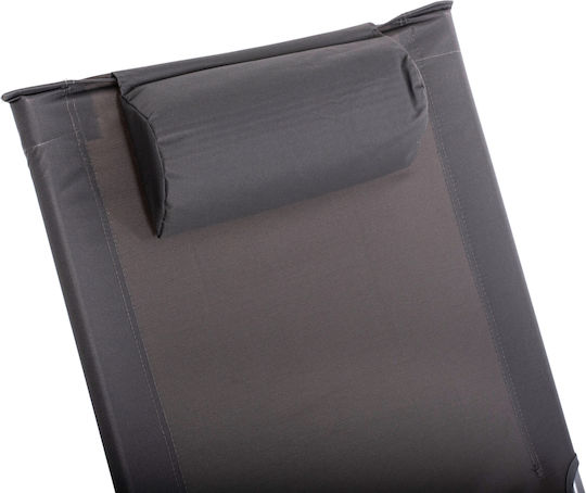 HomeMarkt Nalin Stühlchen Strand mit Hoher Rückenlehne Gray 80x50x72cm.
