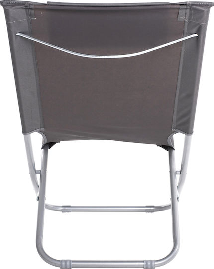 HomeMarkt Nalin Stühlchen Strand mit Hoher Rückenlehne Gray 80x50x72cm.