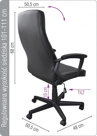 Office Products Crete Bürostuhl Schwarz