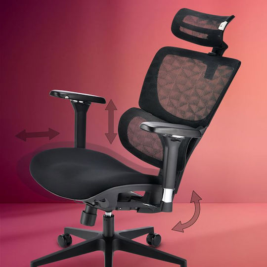 Sharkoon Officepal Scaun De Birou Cu Brațe Reglaibile Negru