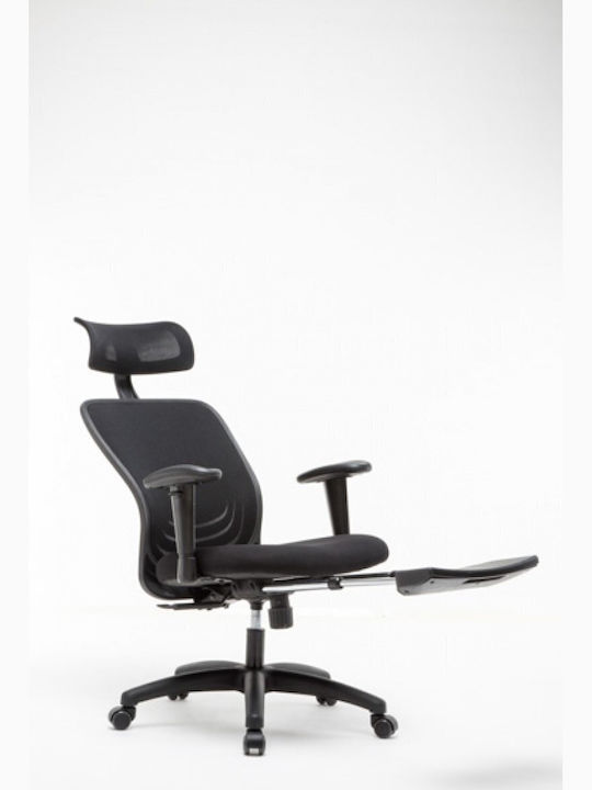Office Chair with Adjustable Arms Black