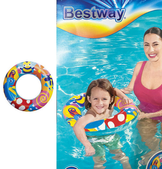 Bestway Παιδικό Σωσίβιο Κουλούρα με Διάμετρο 56εκ. για 3-6 Ετών Μελισσούλες 7702300