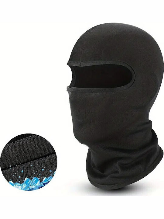 Full Face Unisex Beanie Knitted in Black color