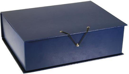 Next Paper File Box with Buttons 28x10x37cm