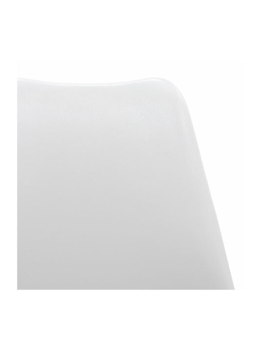 Gaston Dining Room Polypropylene Chair White - Natural 47.5x57x80.5cm