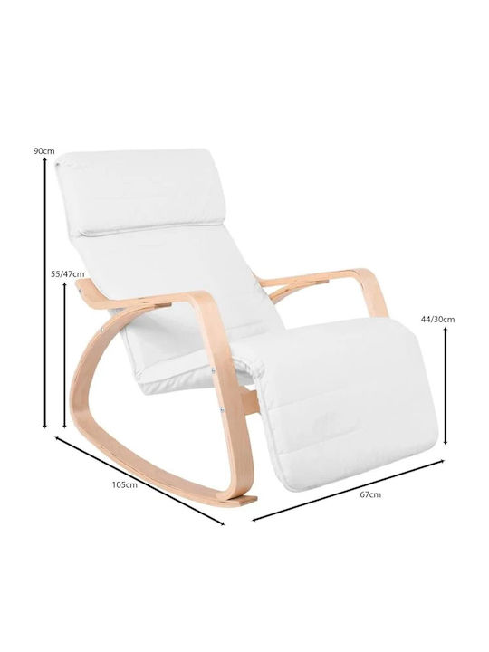 Hamilton Relax Armchair with Footstool Super Relax 67x105x90cm