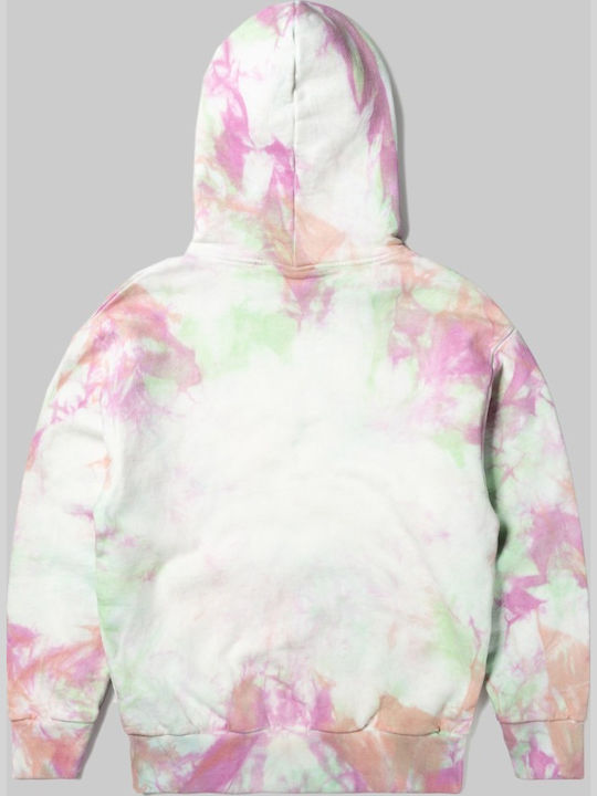 Φούτερ με Κουκούλα Tie Dye