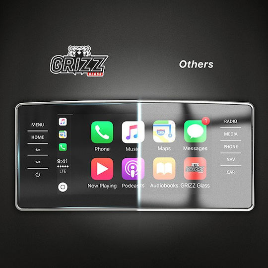 GrizzGlass Matte Screen Protector for Volkswagen Up for Land Rover Range Rover Evoque for Mini ONE 2019-2023