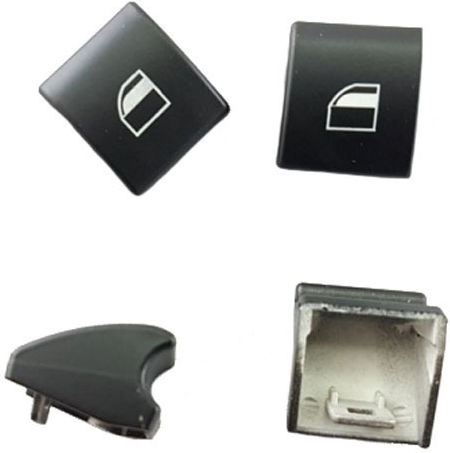 Carner Switch Button Превключвател за прозорци на автомобил за BMW Серия 3 E46 Pre-facelift 1998-2002 Черен