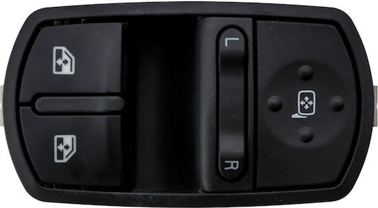 NTY Car Window Switch for Opel Corsa Black