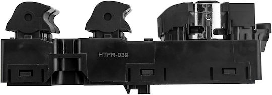 NTY Car Window Switch for Ford Mondeo Mercedes-Benz V Scania S Black
