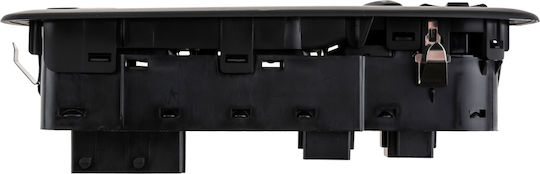 NTY Fensterheberschalter Auto für Peugeot 2008 Schwarz