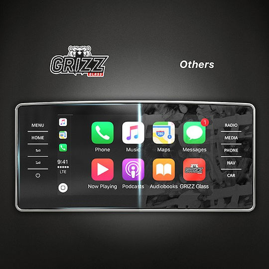 GrizzGlass Matte Screen Protector for Volkswagen Up for Seat Ateca 2020