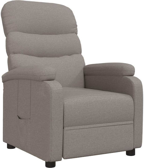 Relax με Υποπόδιο 75x91x101cm Taupe Relax με Υποπόδιο 75x91x101cm Taupe