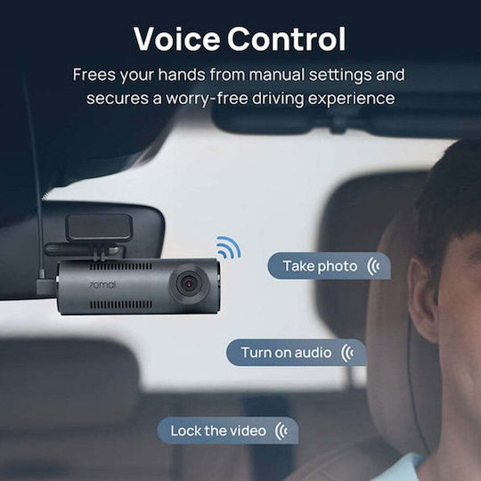 70Mai 1296P Windshield Car DVR with Adhesive Tape