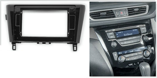 CARAV Industries Inc. DIN Fascia Panels 2 Din Compatible with Screen 10" for Nissan Qashqai / X-Trail 2014-2021
