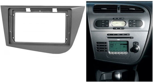 Ice DIN Fascia Panels 2 Din Compatible with Screen 9" for Seat Leon 2005 2012