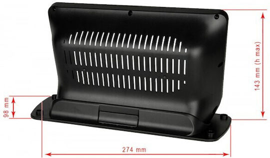 CARAV Industries Inc. Mounting Plate Frames 1 Din Compatible with Screen 9" Universal