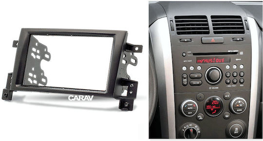 CARAV Industries Inc. DIN Fascia Panels 2 Din for Suzuki Grand Vitara 2005 2015