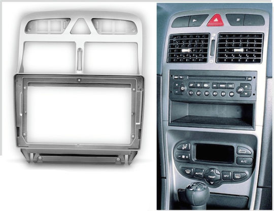 CARAV Industries Inc. Πρόσοψη 2 Din Συμβατή με Οθόνη 9" για Peugeot 307 2001-2008