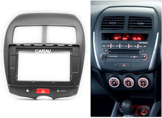 CARAV Industries Inc. DIN Fascia Panels 2 Din for Mitsubishi Asx Peugeot 4008 2009-2014