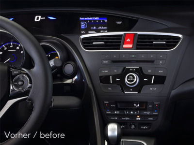 Connects2 Πρόσοψη 2 Din για Honda Civic 2012 2017