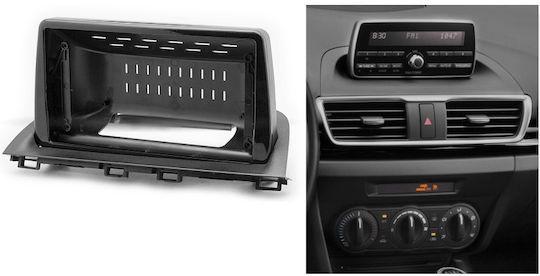 CARAV Industries Inc. DIN Fascia Panels 2 Din Compatible with Screen 9" for Mazda 3 2013-2018