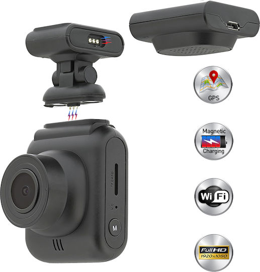 Tellur Автомобилна DVR камера 1080P с дисплей 1.5" с клипс