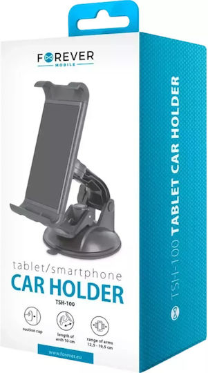Forever Universal holder Car Mobile & Tablet Mount with Adjustable Hooks Black