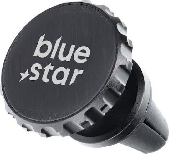 Blue Star Βάση Κινητού Αυτοκινήτου με Μαγνήτη Μαύρη