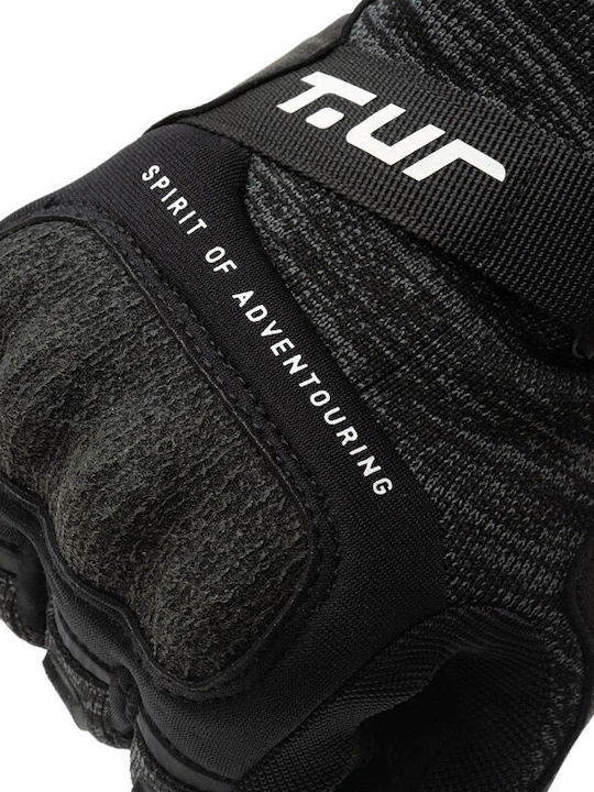 T.ur G-Knit Summer Men's Motorcycle Gloves Neoprene Black