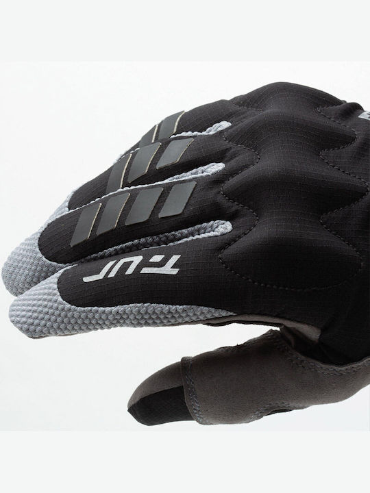 T.ur G-Six Summer Men's Motorcycle Gloves Neoprene Black