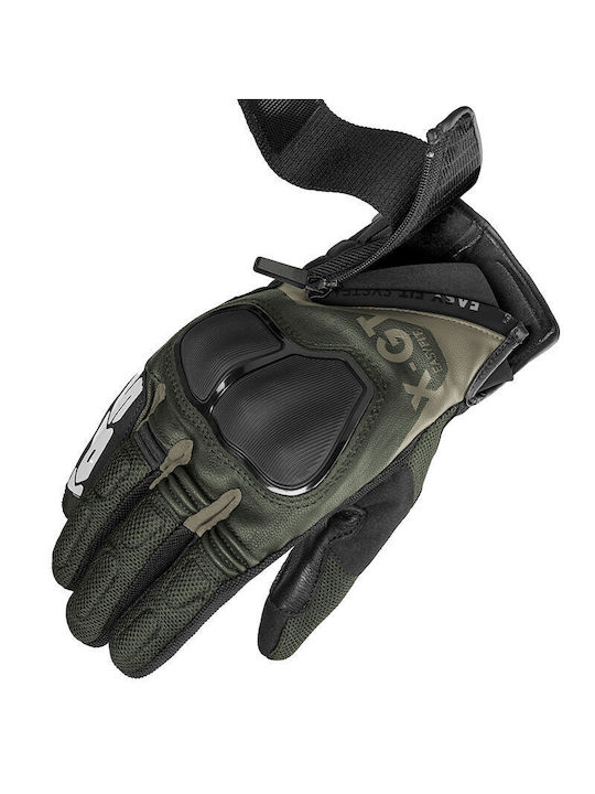 Spidi X-GT Summer Men's Motorcycle Gloves Dark Geen