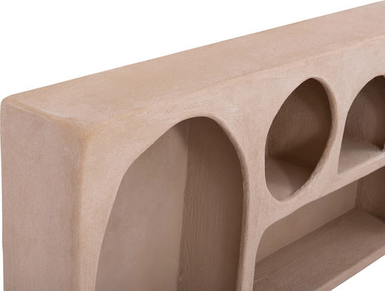 Home Markt Ραφι Τοιχου Σειρα Santorini Hm18063.02 Mdf Καφε 120x18x60υεκ