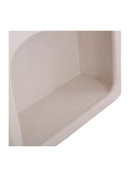 Shelf Wall Santorini Off-white 47.5x18x120cm