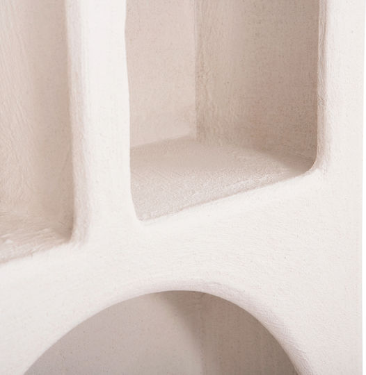 Стенен Рафт Santorini Въздушно Екрю 47.5x18x120см
