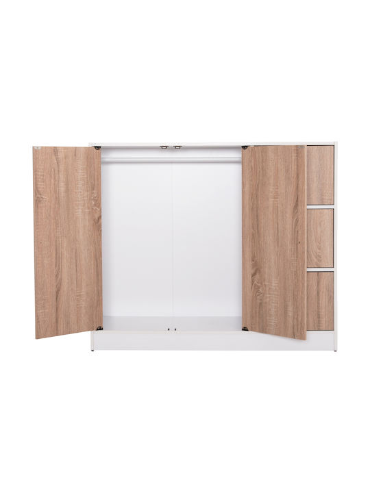 SONAMA Mobilier de Intrare cu Cuier & Dulap pentru Pantofi 117x39.5x99.5cm